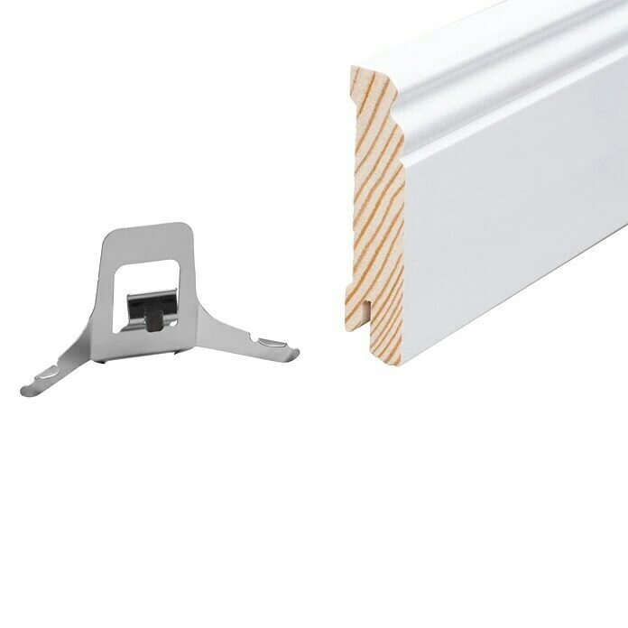 Neu 😀 BAUHAUS Sockelleiste Weiß, 2,4 M X 1,8 Cm X 8 Cm, Profiliert ⌛ 5 Neu 😀 BAUHAUS Sockelleiste Weiß, 2,4 M X 1,8 Cm X 8 Cm, Profiliert ⌛ – Bild 5