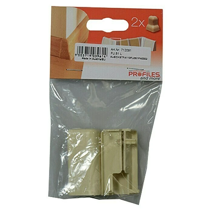 Großhandel 🎉 BAUHAUS Profiles And More Außenecke FU51L/KU51L Elfenbein, 2 Stk. ✨ 2 Großhandel 🎉 BAUHAUS Profiles And More Außenecke FU51L/KU51L Elfenbein, 2 Stk. ✨ – Bild 2