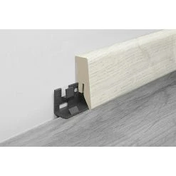 Blitzangebot ✨ BAUHAUS LOGOCLIC Sockelleiste Flora 2,6 M X 18 Mm X 50 Mm, Gerade 👍