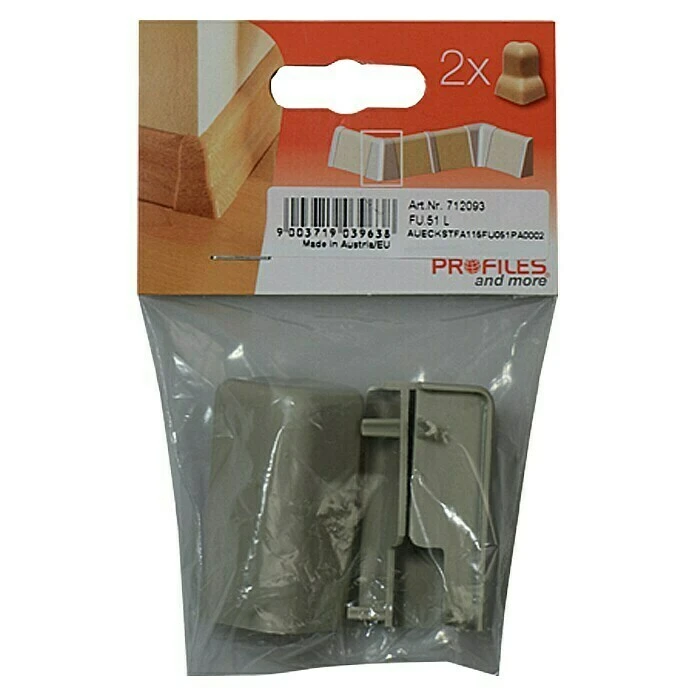 Am billigsten 🤩 BAUHAUS Profiles And More Außenecke FU51L/KU51L Grau, 2 Stk. 😉 2 Am billigsten 🤩 BAUHAUS Profiles And More Außenecke FU51L/KU51L Grau, 2 Stk. 😉 – Bild 2