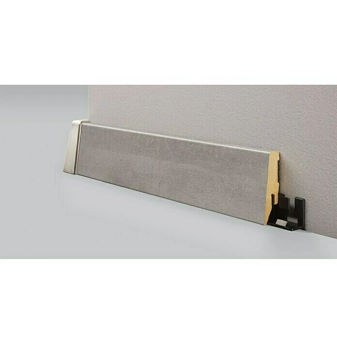 Blitzangebot ✔️ BAUHAUS LOGOCLIC Sockelleiste K58 C Oxyd 2,6 M X 18 Mm X 58 Mm, Gerade 🛒 1 Blitzangebot ✔️ BAUHAUS LOGOCLIC Sockelleiste K58 C Oxyd 2,6 M X 18 Mm X 58 Mm, Gerade 🛒