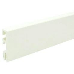 Budget ⌛ BAUHAUS Sockelleiste Cubica Weiß 2,5 M X 14 Mm X 60 Mm, Gerade ⌛