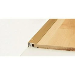 Aktion 🔥 BAUHAUS LOGOCLIC Abschlussprofil 222 Gold, 0,9 M X 21 Mm, Montageart: Schrauben 🥰