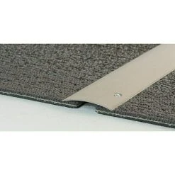 Neu 😍 BAUHAUS LOGOCLIC Übergangsprofil 101 Edelstahl Matt, 0,9 M X 50 Mm X 5,6 Mm, Montageart: Schrauben, Seitlich Versenkt Gelocht 🎁