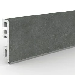 Neu 🌟 BAUHAUS Sockelleiste Cubica 60 Cannstatt 2,5 M X 13 Mm X 60 Mm, Gerade 🔔