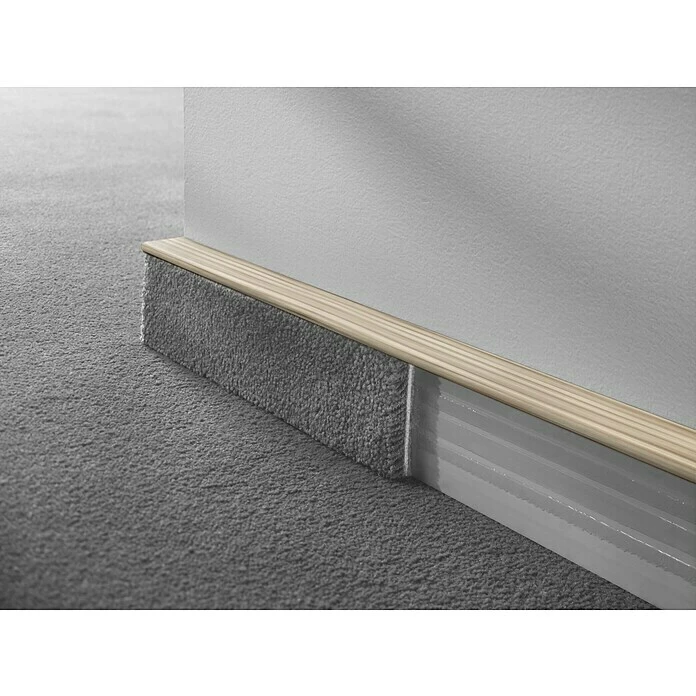 Coupon 🤩 BAUHAUS LOGOCLIC Teppichsockelleiste TSL Esche Weiß, 2,5 M X 16 Mm X 55 Mm 😀 1 Coupon 🤩 BAUHAUS LOGOCLIC Teppichsockelleiste TSL Esche Weiß, 2,5 M X 16 Mm X 55 Mm 😀