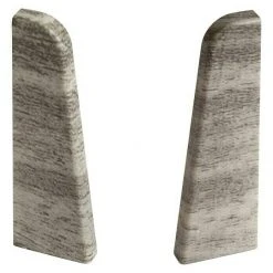 Budget 🔥 BAUHAUS Egger Endkappe Eiche Grau, 2 Stk., Passend Für: Egger Sockelleisten 17 X 60 Mm 🎉