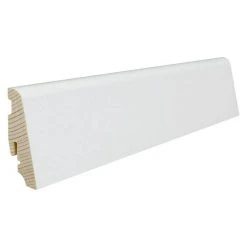 Coupon 🥰 BAUHAUS Living By Haro Sockelleiste Marmor Weiß 2,2 M X 19 Mm X 58 Mm, Gerade 😀