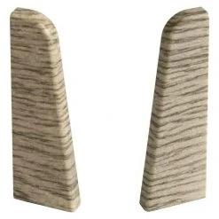 Schlussverkauf ⌛ BAUHAUS Egger Endkappe Eiche Hellgrau, 2 Stk., Passend Für: Egger Sockelleisten 17 X 60 Mm 🥰