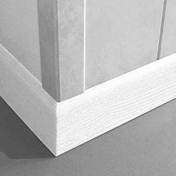 Schlussverkauf ⌛ BAUHAUS LOGOCLIC Fußleiste K 58 Edelweiß Pore 2,6 M X 10 Mm X 58 Mm ✨