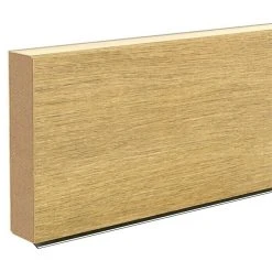 Blitzangebot ❤️ BAUHAUS Sockelleiste Cubu 60 Normandie 2,5 M X 13 Mm X 60 Mm, Gerade ⭐