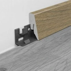 Blitzangebot 💯 BAUHAUS LOGOCLIC Sockelleiste K40 C Eiche Cortona 2,6 M X 19 Mm X 40 Mm, Gerade 👏