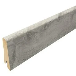 Angebote 🎁 BAUHAUS Egger Sockelleiste Bermuda Eiche Weiß 2,4 M X 17 Mm X 60 Mm, Gerade 😉