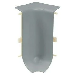 Billig 😉 BAUHAUS LOGOCLIC Innenecke Grau, 2 Stk., Geeignet Für: Klemmsockelleisten ✨