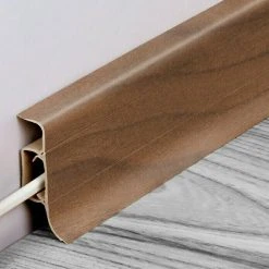 Rabatt 🎉 BAUHAUS LOGOCLIC Kabelkanalleiste Nussbaum, 2,5 M X 22,5 Mm X 50 Mm 😉