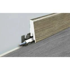 Beste Bewertungen von 🧨 BAUHAUS LOGOCLIC Sockelleiste K58 C Starlight 2,4 M X 18 Mm X 58 Mm, Gerade 😍