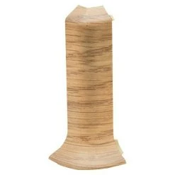 Bestes Angebot 🧨 BAUHAUS LOGOCLIC Außenecke Eiche Hell, 2 Stk., Geeignet Für: Hartschaum-Sockelleisten 😀