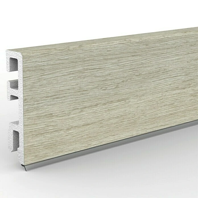 Am billigsten 😀 BAUHAUS Sockelleiste Cubica 60 Groda 2,5 M X 13 Mm X 60 Mm, Gerade 🤩 1 Am billigsten 😀 BAUHAUS Sockelleiste Cubica 60 Groda 2,5 M X 13 Mm X 60 Mm, Gerade 🤩