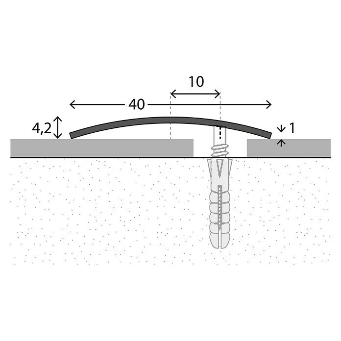 Top 10 🎉 BAUHAUS LOGOCLIC Übergangsprofil 113 Edelstahl Gebürstet, 0,9 M X 40 Mm X 4,2 Mm, Montageart: Schrauben, Seitlich Versenkt Gelocht 🌟 2 Top 10 🎉 BAUHAUS LOGOCLIC Übergangsprofil 113 Edelstahl Gebürstet, 0,9 M X 40 Mm X 4,2 Mm, Montageart: Schrauben, Seitlich Versenkt Gelocht 🌟 – Bild 2