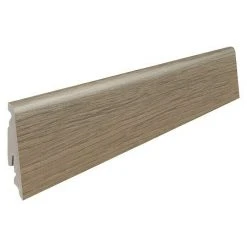 Angebote ❤️ BAUHAUS Living By Haro Sockelleiste Grafiteiche / Eiche Corona 2,2 M X 19 Mm X 58 Mm, Gerade ⭐