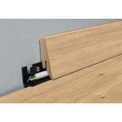 Besorgen 🎁 BAUHAUS LOGOCLIC Sockelleiste K58 C Eiche Rheas 2,6 M X 18 Mm X 58 Mm, Gerade ⌛