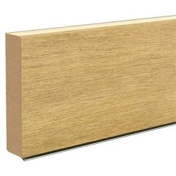 Brandneu ⭐ BAUHAUS Sockelleiste Cubu 60 Notting Hill 2,5 M X 13 Mm X 60 Mm, Gerade 🎁