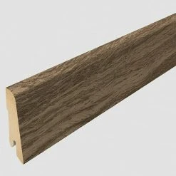 Bestpreis 🤩 BAUHAUS Egger Sockelleiste Toscolano Eiche Tabak 2,4 M X 17 Mm X 60 Mm, Gerade ✨