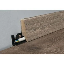 Angebote ❤️ BAUHAUS MyStyle Sockelleiste K58 C Earthen Oak 2,6 M X 18 Mm X 58 Mm, Gerade 🔥