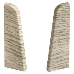 Am billigsten 😉 BAUHAUS Egger Endkappe Esche Grau, 2 Stk., Passend Für: Egger Sockelleisten 17 X 60 Mm 👏