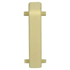 Neu 😀 BAUHAUS Profiles And More Übergangskappe FU51L/KU51L Elfenbein, 2 Stk. 😍