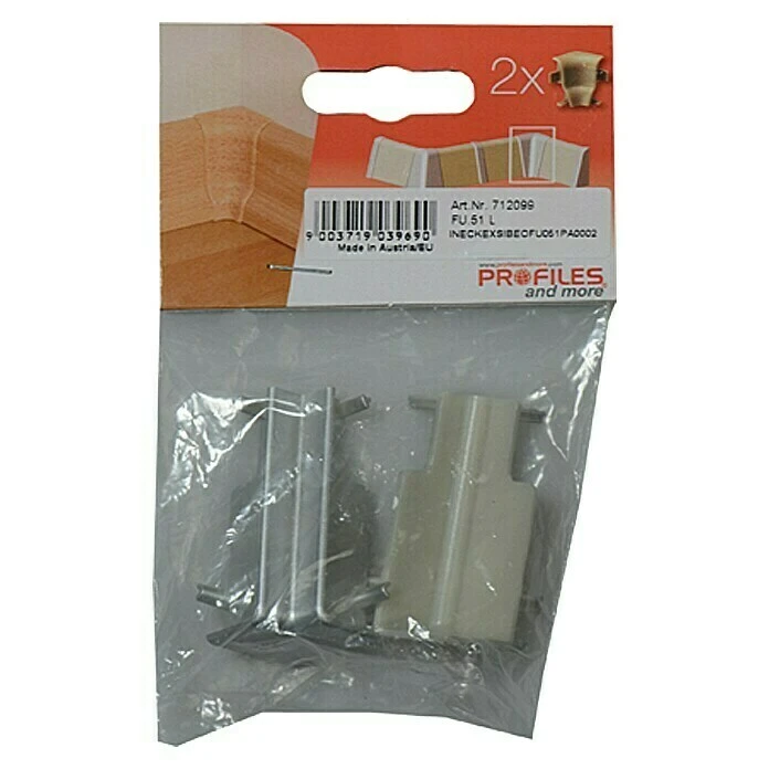 Top 10 ⭐ BAUHAUS Profiles And More Innenecke FU51L/KU51L Silber, 2 Stk. 🌟 2 Top 10 ⭐ BAUHAUS Profiles And More Innenecke FU51L/KU51L Silber, 2 Stk. 🌟 – Bild 2