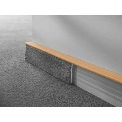 Bestpreis ❤️ BAUHAUS LOGOCLIC Teppichsockelleiste TSL Buche, 2,5 M X 16 Mm X 55 Mm ❤️