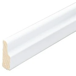 Top 10 ⭐ BAUHAUS Profiles And More Sockelleiste 2,4 M X 0,7 Cm X 2,3 Cm, Kiefer, Weiß Lackiert ❤️