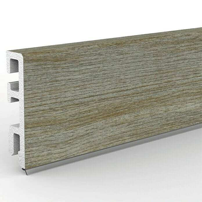 Großhandel 🧨 BAUHAUS Sockelleiste Cubica 60 Kamptal 2,5 M X 13 Mm X 60 Mm, Gerade 🛒 1 Großhandel 🧨 BAUHAUS Sockelleiste Cubica 60 Kamptal 2,5 M X 13 Mm X 60 Mm, Gerade 🛒