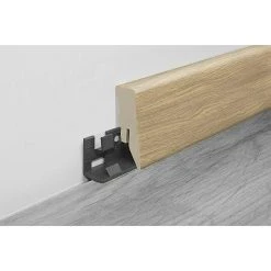 Großhandel 🤩 BAUHAUS LOGOCLIC Sockelleiste Home Run 2,6 M X 18 Mm X 49 Mm, Gerade ❤️