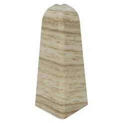 Budget 😍 BAUHAUS Egger Außenecke Eiche Hell, 2 Stk., Passend Für: Egger Sockelleisten 17 X 60 Mm ⭐