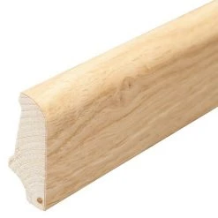 Angebote 👏 BAUHAUS Sockelleiste Eiche Hell 2,4 M X 1,9 Cm X 3,8 Cm ❤️