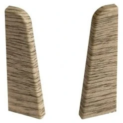 Bestes Angebot 🛒 BAUHAUS Egger Endkappe Eiche Graubraun, 2 Stk., Passend Für: Egger Sockelleisten 17 X 60 Mm ⌛
