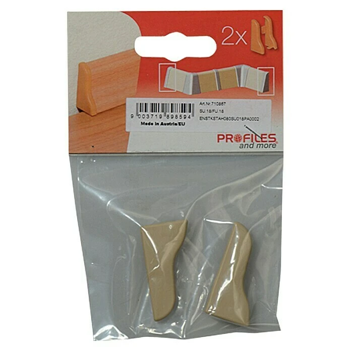 Rabatt đ€© BAUHAUS Profiles And More Endkappe SU18/FU18 Ahorn, 2 Stk. â 2 Rabatt đ€© BAUHAUS Profiles And More Endkappe SU18/FU18 Ahorn, 2 Stk. â â Bild 2