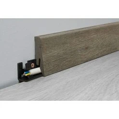 Schlussverkauf ✔️ BAUHAUS LOGOCLIC Aquaprotect Smart Sockelleiste K58 Tyri Oak 2,6 M X 18 Mm X 58 Mm, Gerade ✔️