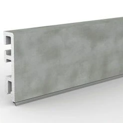 Neu ✔️ BAUHAUS Sockelleiste Cubica 60 Romano 2,5 M X 13 Mm X 60 Mm, Gerade 👍