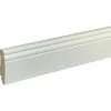 Aktion 🌟 BAUHAUS Sockelleiste FU85L Weiß, 2,4 M X 19 Mm X 80 Mm, Grundiert 🌟