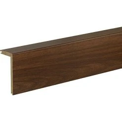 Großhandel 🧨 BAUHAUS Profiles And More Rohrabdeckleiste Nussbaum, 2,4 M X 41 Mm X 91 Mm, Gerade 🤩