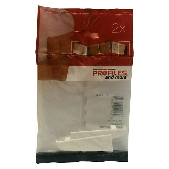 Auslauf 😀 BAUHAUS Profiles And More Endkappe FU60L Esche Weiß, 2 Stk. ⌛ 2 Auslauf 😀 BAUHAUS Profiles And More Endkappe FU60L Esche Weiß, 2 Stk. ⌛ – Bild 2