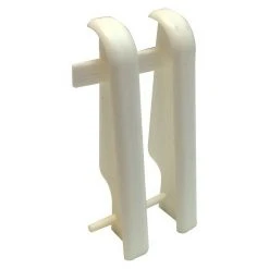 Schlussverkauf 🔔 BAUHAUS Profiles And More Übergangskappe FU60L Esche Weiß, 2 Stk. ⌛