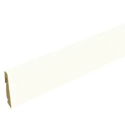 Aktion 😉 BAUHAUS Profiles And More Sockelleiste FU147H Weiß 2,4 M X 18,5 Mm X 38,5 Mm, Gerade ✨