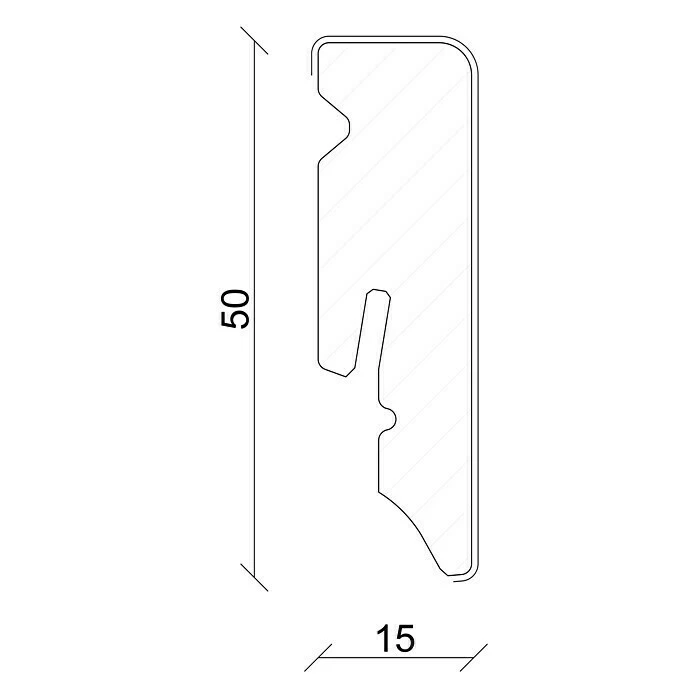 Neu 🔔 BAUHAUS Profiles And More Sockelleiste KU51L Tundra Pinie 2,4 M X 15 Mm X 50 Mm, Gerade 🔥 2 Neu 🔔 BAUHAUS Profiles And More Sockelleiste KU51L Tundra Pinie 2,4 M X 15 Mm X 50 Mm, Gerade 🔥 – Bild 2
