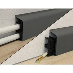 Bester Verkauf ✔️ BAUHAUS Marley Sockelleiste 2 M, Weiß ⭐ -Bodenverlegebedarf Verkäufe 12 1994