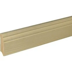 Budget ❤️ BAUHAUS Sockelleiste SF270 2,4 M X 1,8 Cm X 7 Cm, Fichte/Kiefer Astig 🧨