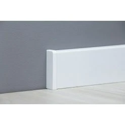 Schlussverkauf 😍 BAUHAUS Endkappe Modern 58 Weiß, 2 Stk. 😍 -Bodenverlegebedarf Verkäufe 12 207